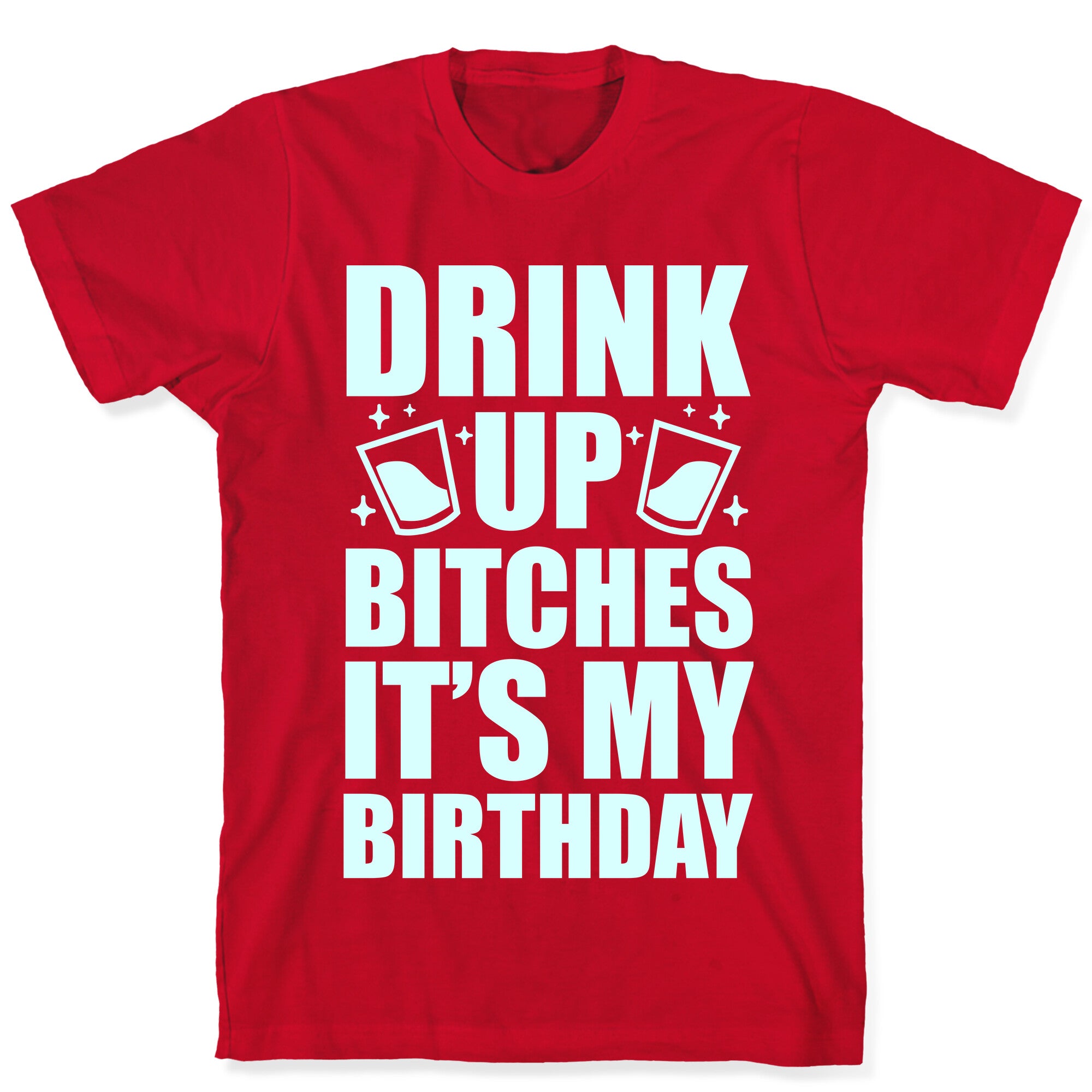 Drink Up Bitches It's My Birthday T-Shirt